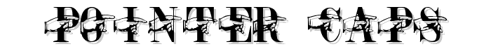 POINTER CAPS REGULAR font